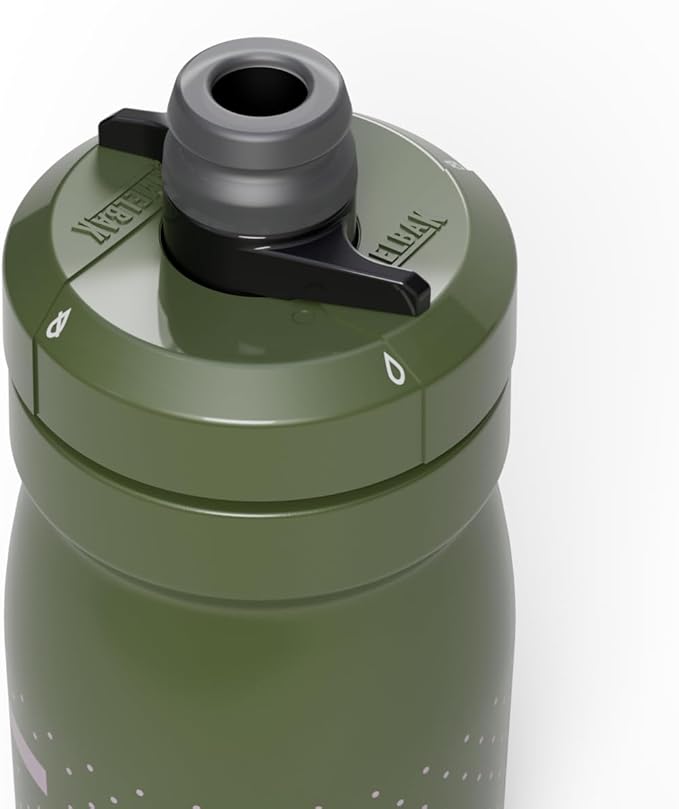 CamelBak Podium 15oz Bike Water Bottle - Easy Squeeze Bottle - Fits Most Bike Cages, Deep Fern