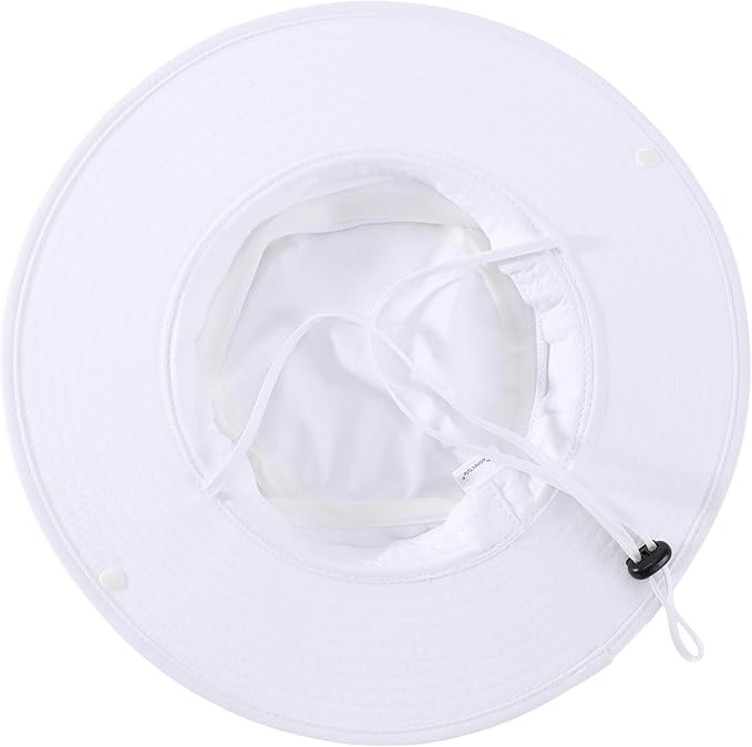 Connectyle Wide Brim Sun Hat for Men Breathable Cowboy Boonie Hat UPF 50+ Sun Protection Bucket Hat for Fishing Hiking