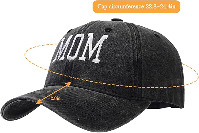 XYIYI Vintage Washed Distressed Baseball Cap Adjustable Cotton Dad Hat for Women Men