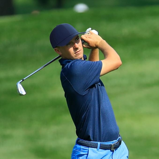 kozinu Quick Dry Baseball Cap Curved Brim Snapback Hat Laser Cut Mesh Ball Cap Golf Ball Cap for Men Women