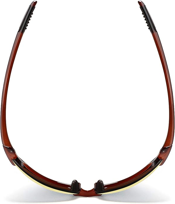 JULI Sports Sunglasses for Men Women Tr90 Rimless Frame for Running Fishing Baseball Driving MJ8001