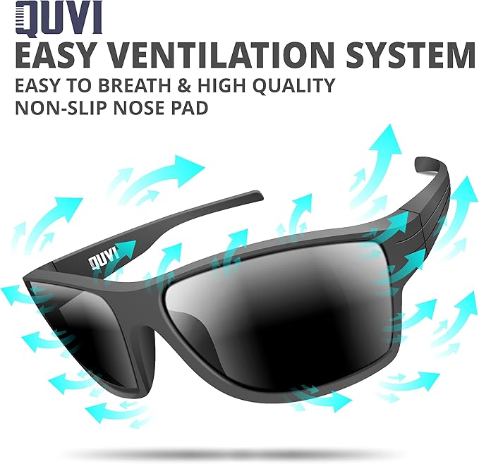 Polarized Sunglasses for Men | UV Protection Mens Sunglasses for Driving Sports Sunglasses for Men Fishing Golf Cycling