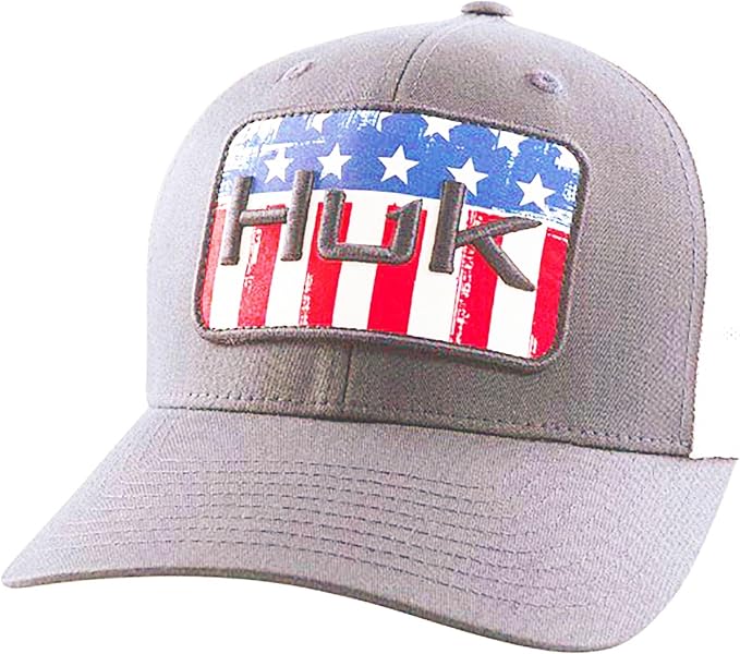 HUK Men's Trucker, Anti-Glare Snapback Fishing Hat