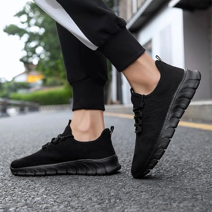 ZGPWZWL Mens Running Shoes Sneakers for Men Tennis Gym Athletic Lightweight Walking Comfortable Workout Sports Shoes