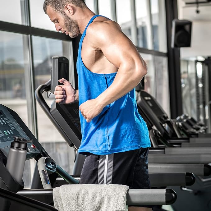 Chengu 10 Pcs 25oz Reusable Aluminum Water Bottle Bulk Lightweight Outdoor Sports Water Bottles Easy Carry Leak Proof for Travel Gym Camping Hiking Fishing, Snap Lid (Gray)