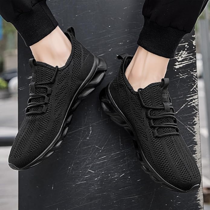 ZGPWZWL Mens Running Shoes Sneakers for Men Tennis Gym Athletic Lightweight Walking Comfortable Workout Sports Shoes