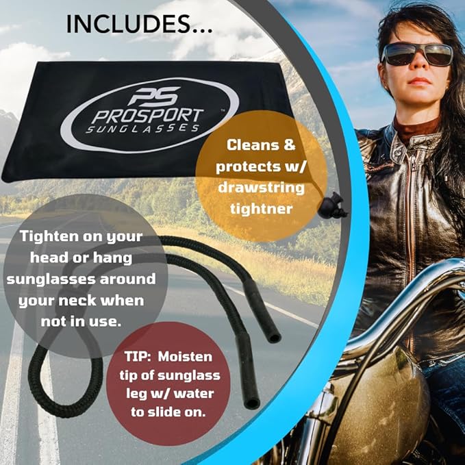 proSPORT Polarized Bifocal Reading Sunglasses Men Women Smoke Brown Lens Tinted Bi-Focal Reader