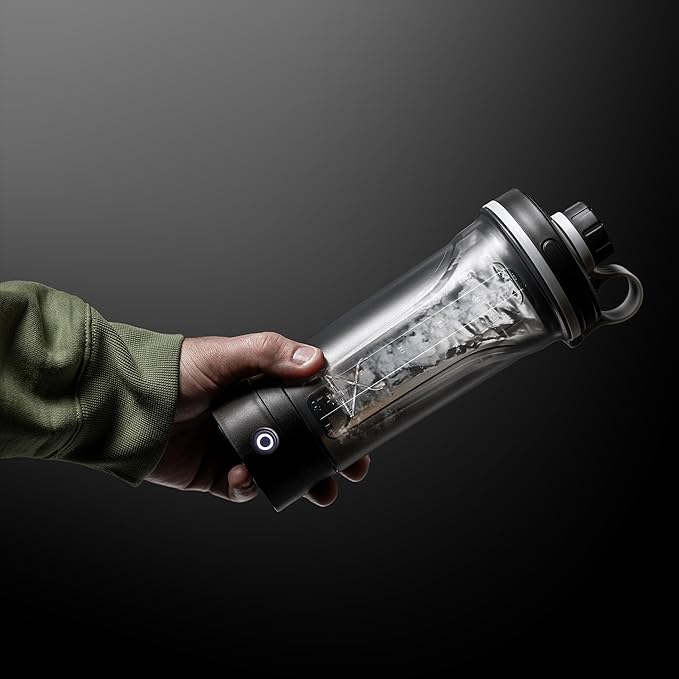 Electric Shaker Bottle, Portable Blender Protein Shaker, USB Rechargeable MixMate Blender For Protein Shakes Pre Workout Greens Coffee Pancake Mix Cocktail Cocktails (Rumba Red)