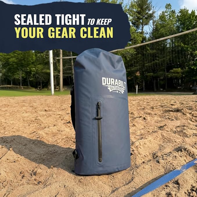 20L Waterproof Cooler Roll Top Backpack Sack, Heavy-Duty Soft Insulated Bag Doubles as Dry Bag, Holds 14+ Cans and Room for ice, Ideal for Boating, Fishing, Kayaking, Hiking, Beach, Camping