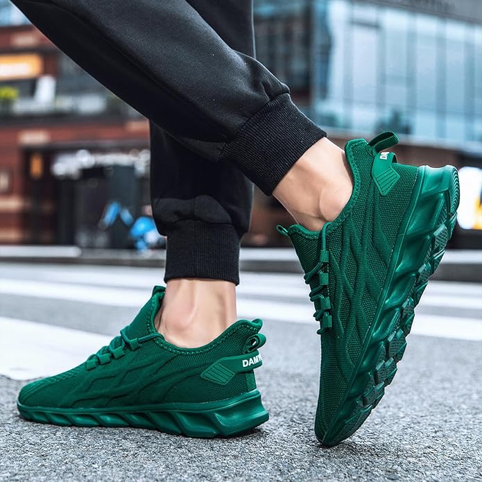 ZGPWZWL Mens Running Shoes Sneakers for Men Tennis Gym Athletic Lightweight Walking Comfortable Workout Sports Shoes