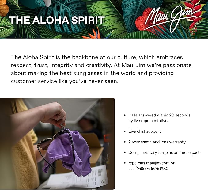 Maui Jim Polarized Women's Lotus Cat Eye Sunglasses