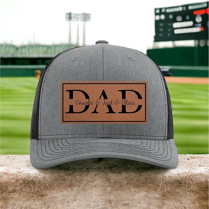 Custom Hat for Dad, Husband, Boyfriend, Daddy - Personalized Trucker Caps for Him - Birthday Gift for Men