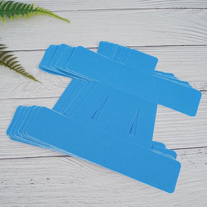 15 Pcs Precut Kinesiology Tape for Shoulder, Latex-Free Shoulder Tape for Pain Relief, Muscle Strips Kinesiology Tapes Precut, Sports Tapes Athletic Patch Support Muscle Elastic Breathable(Blue)