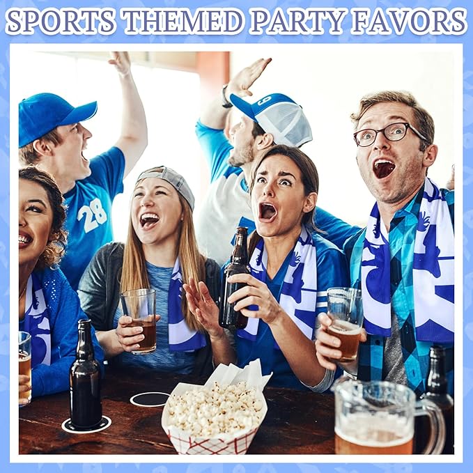 24 Pcs 12/24 Pcs Cheerleader Cooling Towel Cheer Gifts Bulk for Team Cheer Sports Gifts with Bags 40" x 12" Breathable Chilly Microfiber Cooling Towel for Yoga Sport Gym Party Favor (Blue)