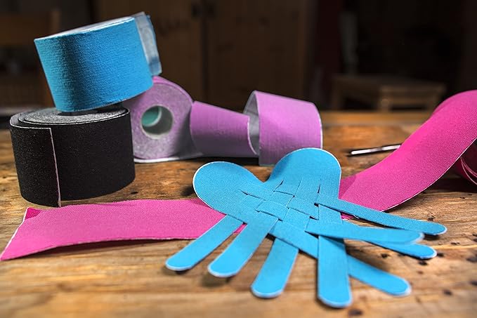 3 Rolls I Kinesiology Tape (2 in x 16.4 ft per roll) I Premium Quality I Ideal Support for Joints and Muscles (Stretchable, Breathable & Hypoallergenic) (3 Pack, Camo)