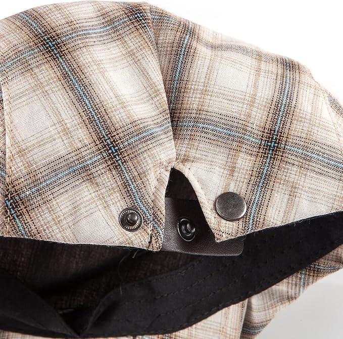 LADYBRO 2Pack Unisex Flat Cap Newsboy Hats for Men Women, Summer Casual Adjustable