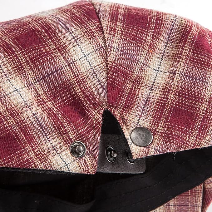 LADYBRO 2Pack Unisex Flat Cap Newsboy Hats for Men Women, Summer Casual Adjustable