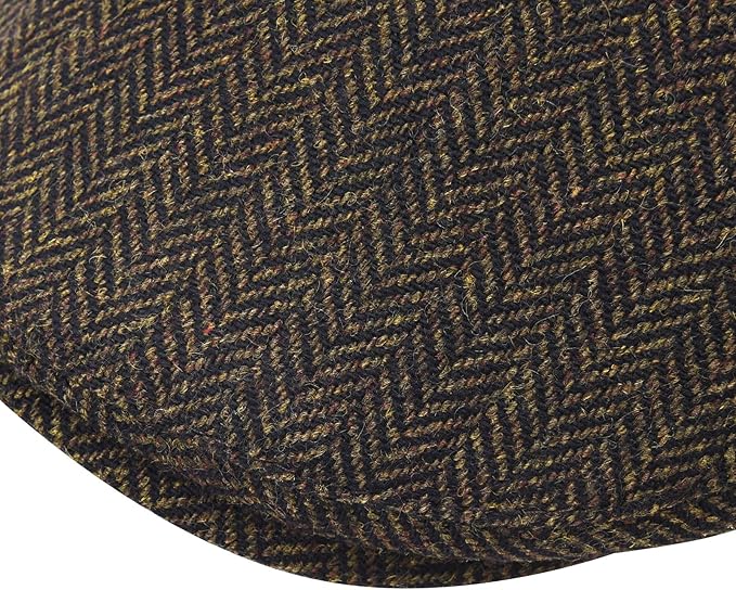 STARANCE Men's Flat Cap Wool Tweed Driving Irish Newsboy Hat