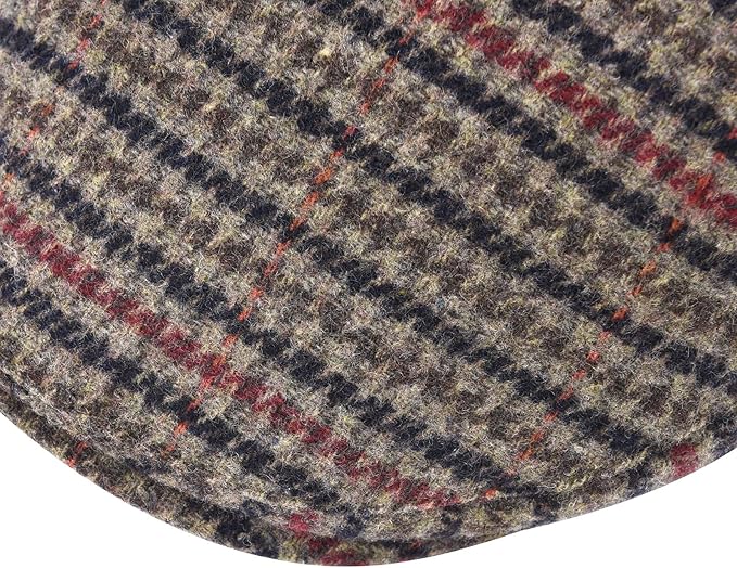 STARANCE Men's Flat Cap Wool Tweed Driving Irish Newsboy Hat