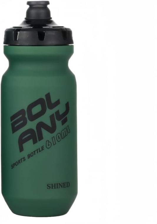 20oz Lightweight Sports Water Bottle PP Material BPA Free Squeeze Jet Straight Drink Cup Portable Outdoor Cycling Bottle (Green)