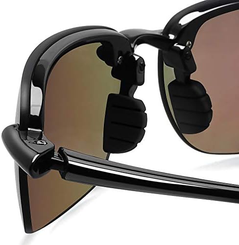 WISTON Sports Polarized Sunglasses for Men Women Tr90 Rimless Frame for Running Fishing Baseball Driving W8001