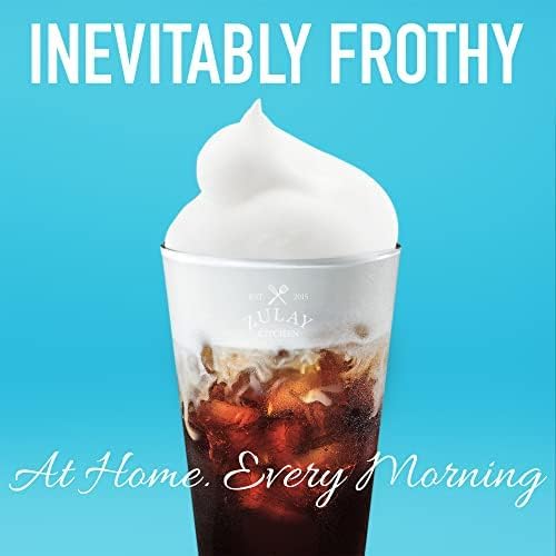 Zulay Kitchen Powerful Double Whisk Milk Frother Handheld - Foam Maker With Stand - Whisk Drink Mixer for Coffee, Mini Foamer for Latte, Matcha, Frappe, Hot Chocolate & Cappuccino (Bubblegum)