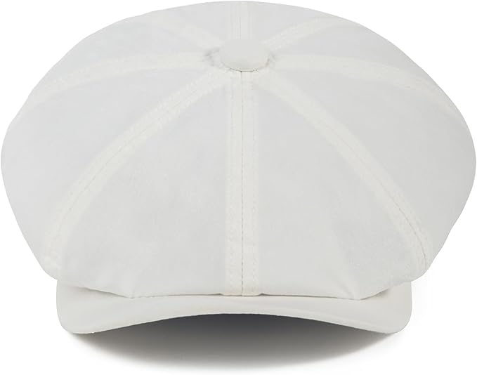 BOTVELA Men's Newsboy Gatsby Hat Cotton Vintage Flat Ivy Cabbie Cap