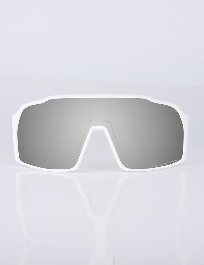 Sports Polarized Sunglasses for Men Women Outdoor Sunglasses UV400 Protection Lens with Nose Pads