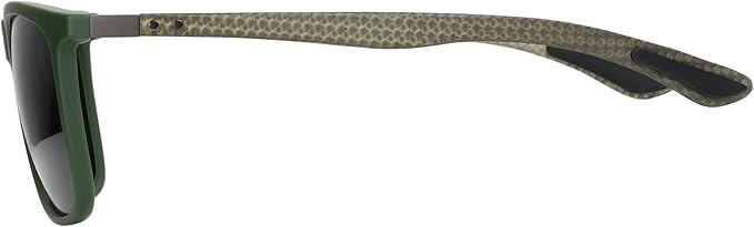 ZENOTTIC Square Polarized Sunglasses for Men Ultralight Carbon Fiber Sun Glasses Driving Fishing Golf Sports UV400 Protection