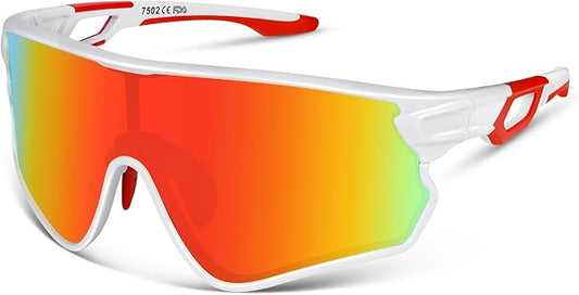 BEACOOL Polarized Sports Sunglasses for Men Women Youth Baseball Cycling Running Driving Fishing Golf Motorcycle TAC Glasses