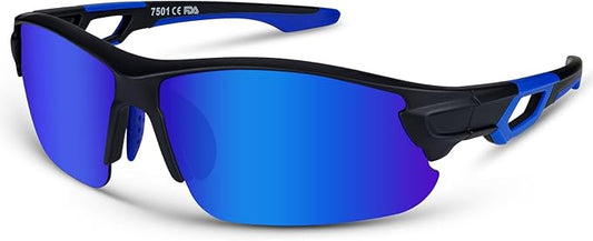 BEACOOL Polarized Sports Sunglasses for Men Women Youth Baseball Cycling Running Driving Fishing Golf Motorcycle TAC Glasses