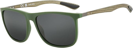 ZENOTTIC Square Polarized Sunglasses for Men Ultralight Carbon Fiber Sun Glasses Driving Fishing Golf Sports UV400 Protection