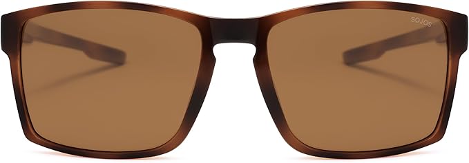 SOJOS Polarized Sunglasses for Driving, Outdoor Sports - Square UV Protection Shades Men Women