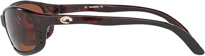 Costa Del Mar Sunglasses for Men - Brine Mens Polarized Sunglasses - Fishing, Boating & Beach UV Protection - Size 59-580P