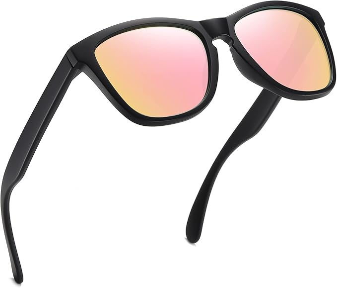 Sunglasses Womens Polarized Sunglasses for Mens Womens Retro Mirror Lens for Driving Fishing UV400 Protection