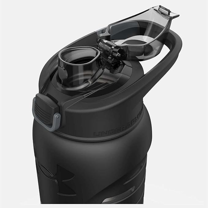 Under Armour 24Oz Stainless Steel Water Bottle, Insulated, Carabiner Easy Carry Hook, Leak Proof, Kids & Adults, All Sports, Gym