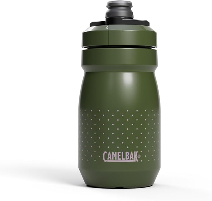 CamelBak Podium 15oz Bike Water Bottle - Easy Squeeze Bottle - Fits Most Bike Cages, Deep Fern