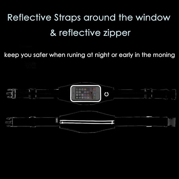 Fanny Pack Running Belt Waist Phone Holder/Bag Women & Men for iPhone 15 14 13 12 11 pro Max/Xs Max/XR/X/8/7/6s Plus, 6/SE, for Galaxy S/A/Note, Gym Workout Fitness Gear