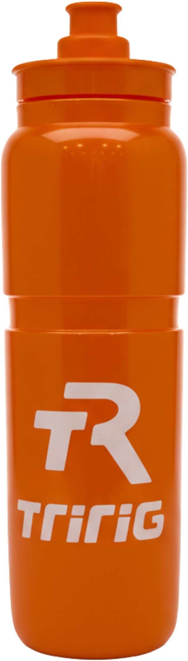 TRIRIG TR Cycling Water Bottles 32 Oz Orange Featuring a Watergate Lid for Easy, Leak Proof Access - Fits Standard Bike Cages for Triathlon Bikes, Gym & Outdoor Lightweight Sports Water Bottle