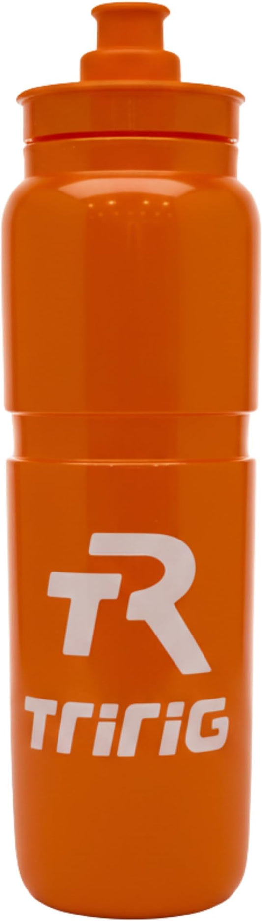 TRIRIG TR Cycling Water Bottles 32 Oz Orange Featuring a Watergate Lid for Easy, Leak Proof Access - Fits Standard Bike Cages for Triathlon Bikes, Gym & Outdoor Lightweight Sports Water Bottle