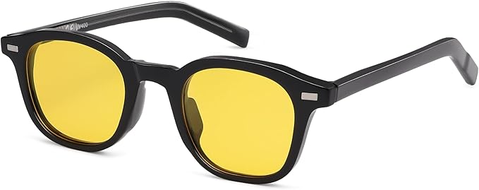 SOJOS Retro Square Sunglasses for Women Men Vintage Shades UV Protection Sunnies SJ2316