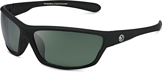 Nitrogen Polarized Wrap Around Sport Sunglasses for Men Women UV400 Driving Fishing Running Sun Glasses