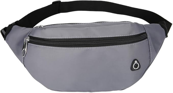 DAITET Crossbody Fanny Pack for Men&Women,Large Waist Bag & Hip Bum Bag with Adjustable Strap for Outdoors Workout Traveling Casual Running Hiking Cycling