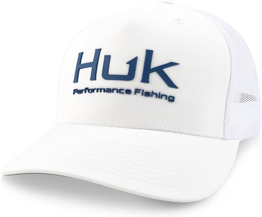 HUK Men's Trucker, Anti-Glare Snapback Fishing Hat