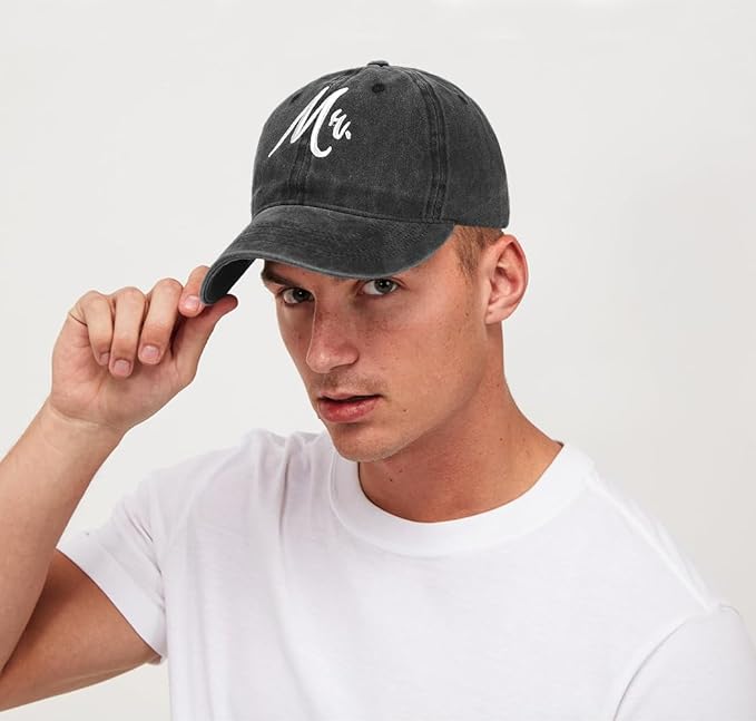 Malaxlx Baseball Cap for Women Men Adjustable Vintage Washed Cotton Distressed Baseball Snapback Caps