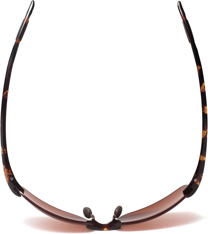 JULI Sports Sunglasses for Men Women Tr90 Rimless Frame for Running Fishing Golf Surf Driving MJ8009