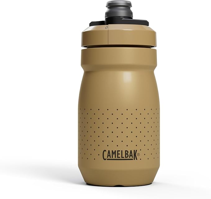 CamelBak Podium 15oz Bike Water Bottle - Easy Squeeze Bottle - Fits Most Bike Cages, Gold