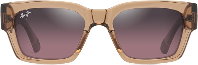 Maui Jim Polarized Men's and Women's Kenui Rectangular Sunglasses