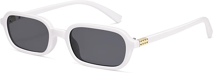 Retro Rectangular Sunglasses for Women Vintage Fashion Trendy Funny Small 90s Square Sunnies 2025 AP3698