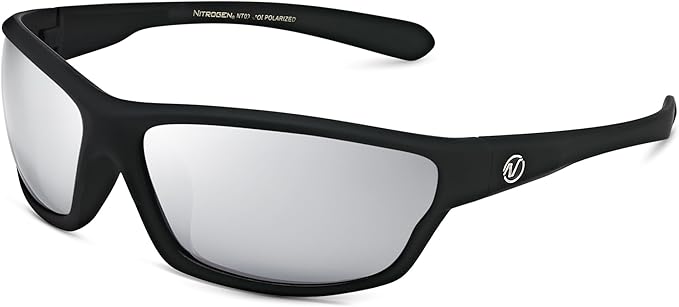 Nitrogen Polarized Wrap Around Sport Sunglasses for Men Women UV400 Driving Fishing Running Sun Glasses